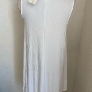 White tank top dress